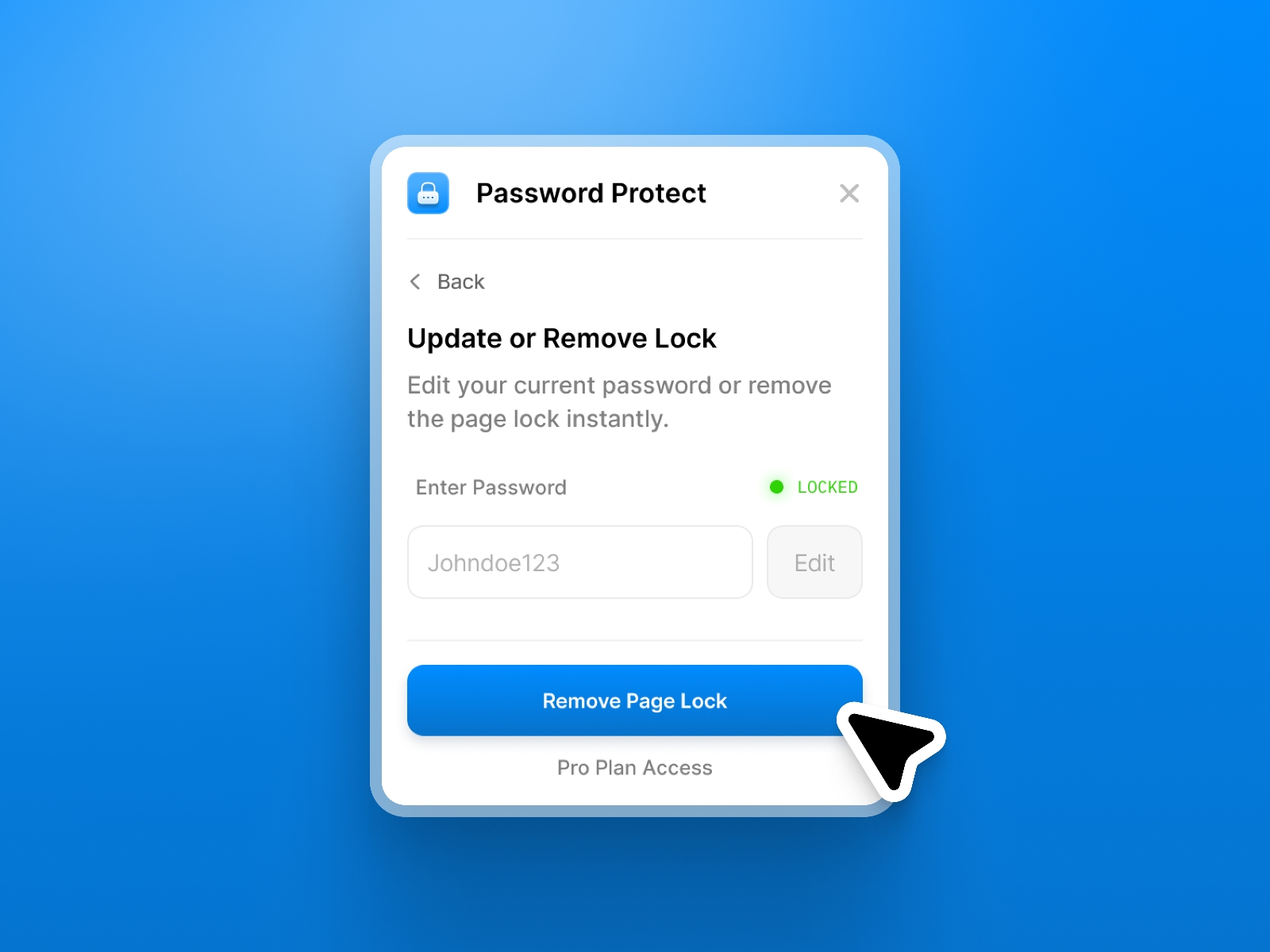 Password Protect