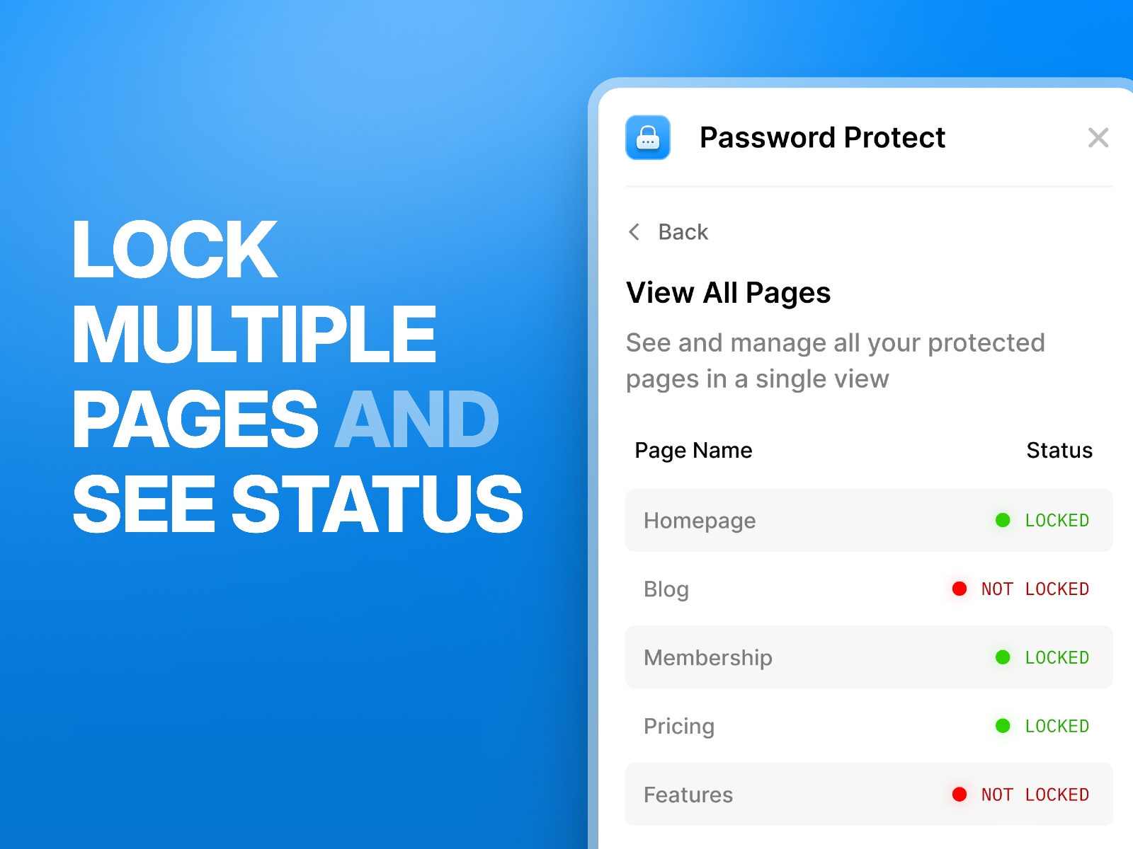 Password Protect