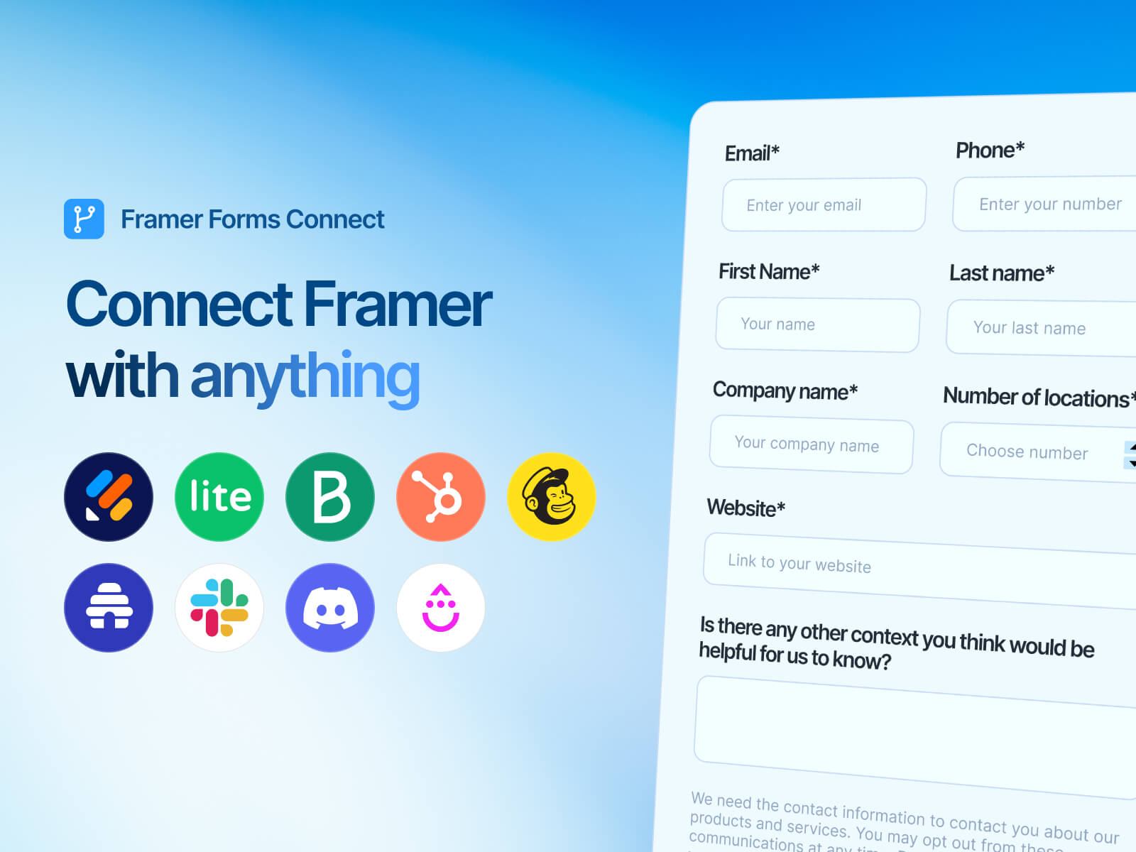 Framer Forms Connect