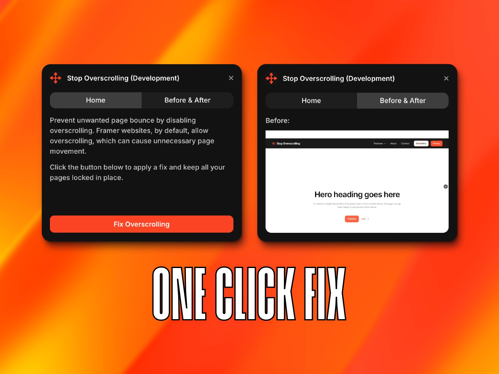 Stop Overscrolling