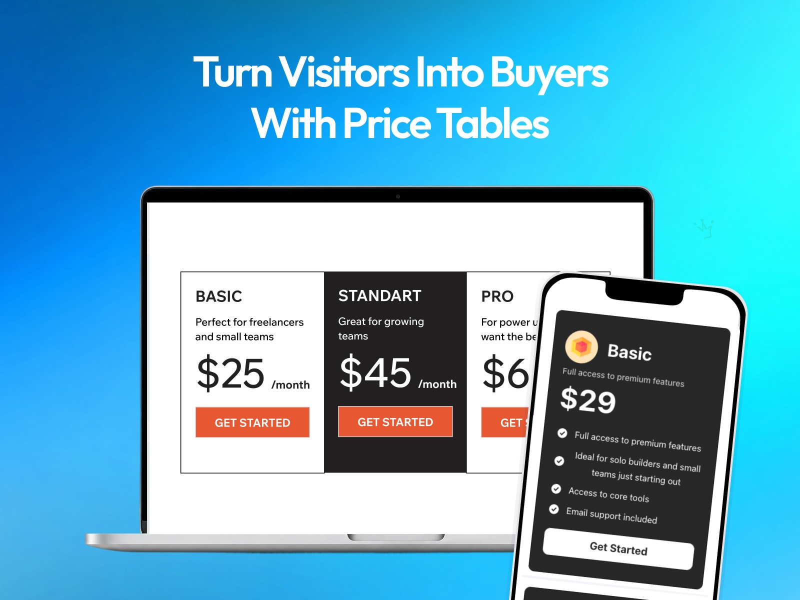 PlumSpace: Pricing Table Comparison