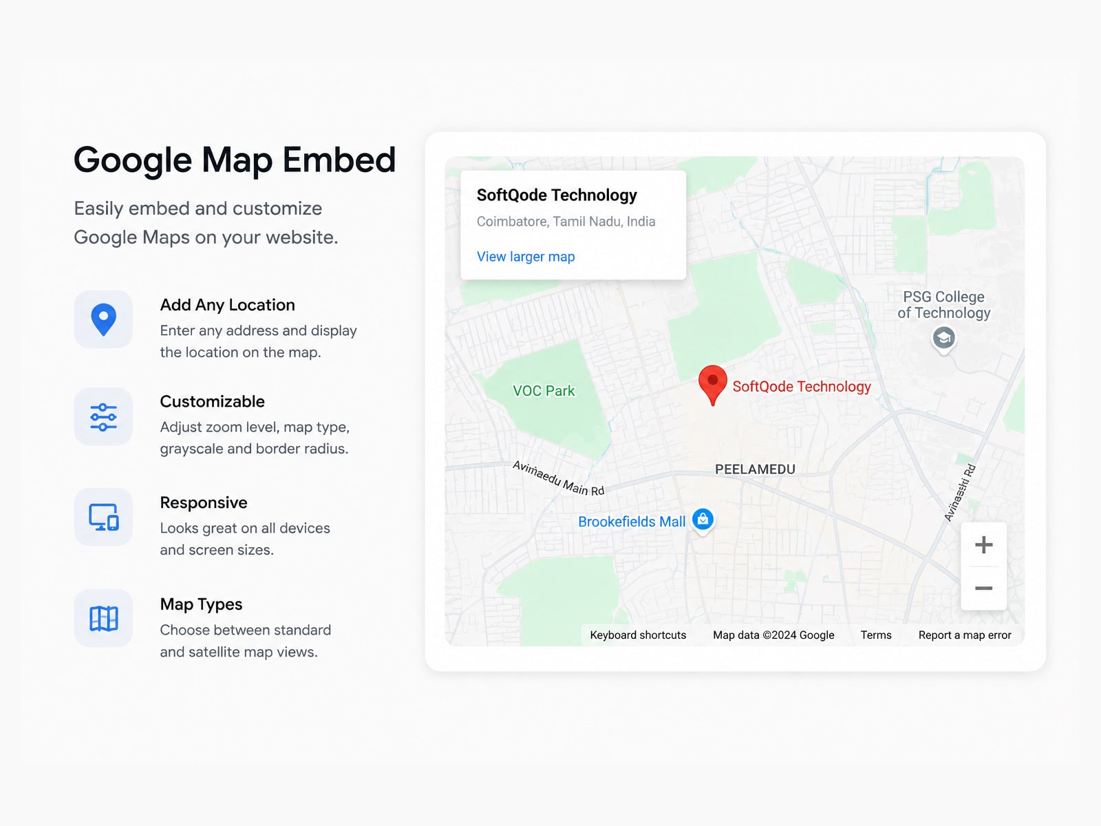Google Map Embed
