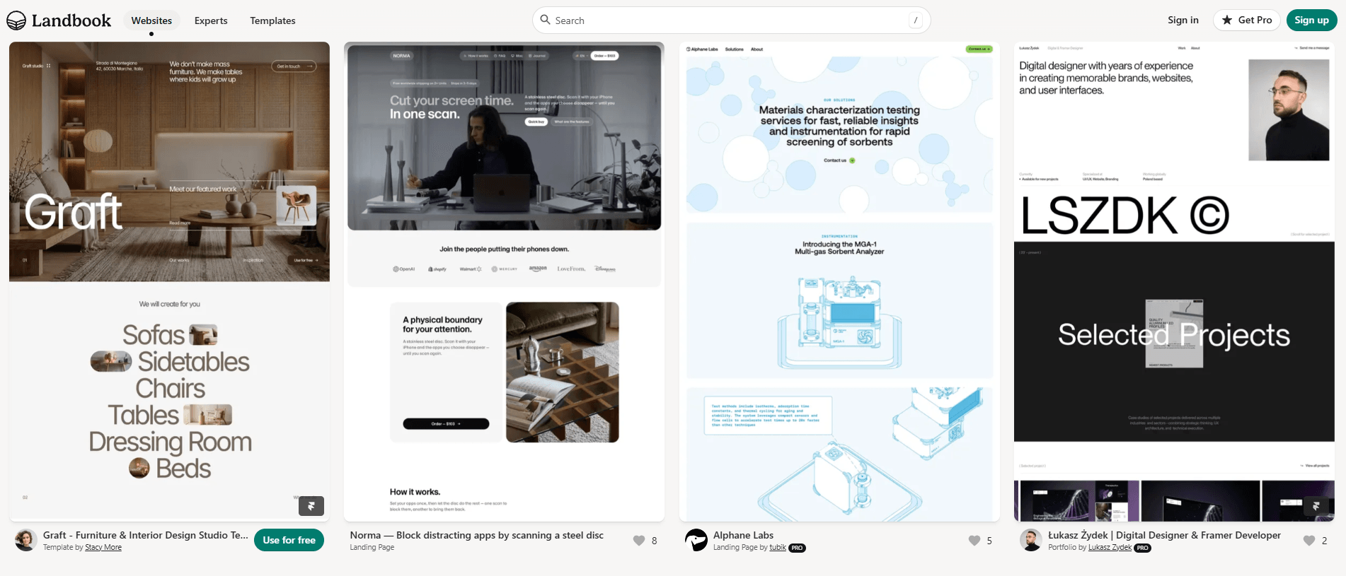 Graft, my @Framer template, is now live on @Landbookgalleryhttps://land-book.com/websites/98027-graft-is-furniture-and-interior-design-studio-template