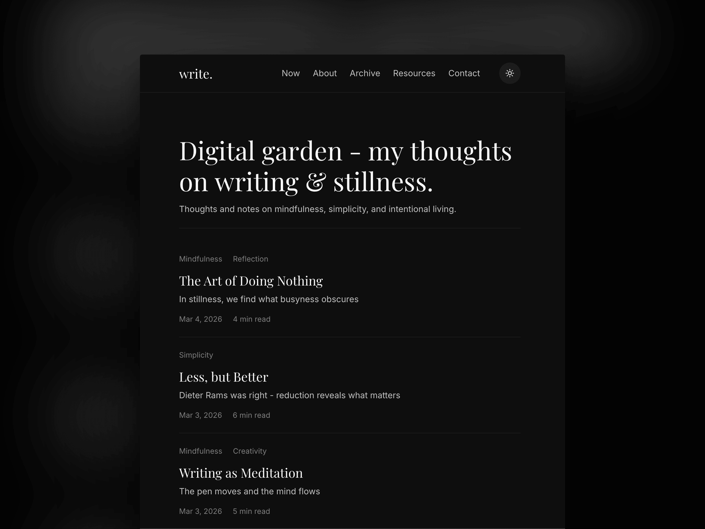 Write