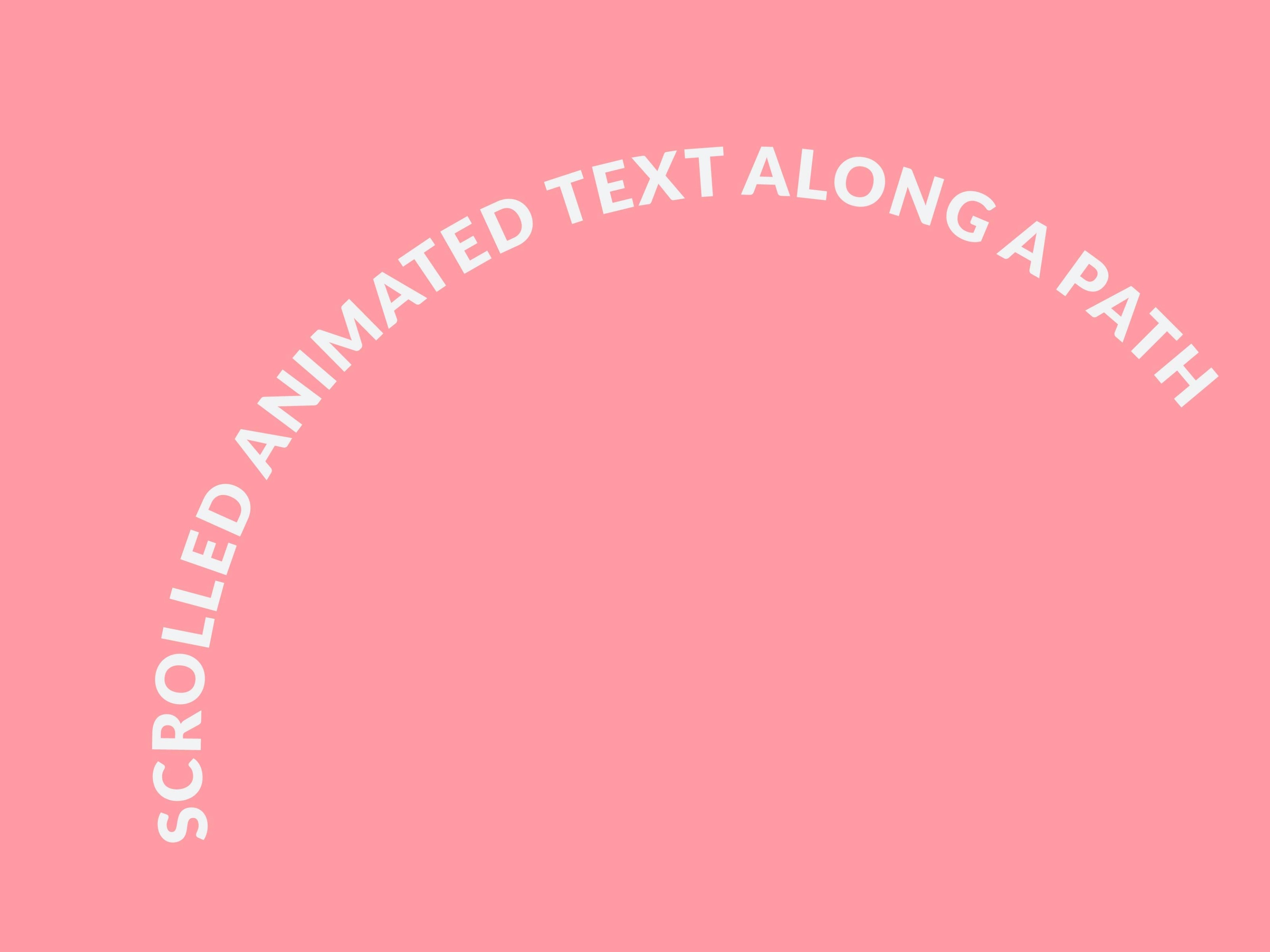 Animated Text Scroll